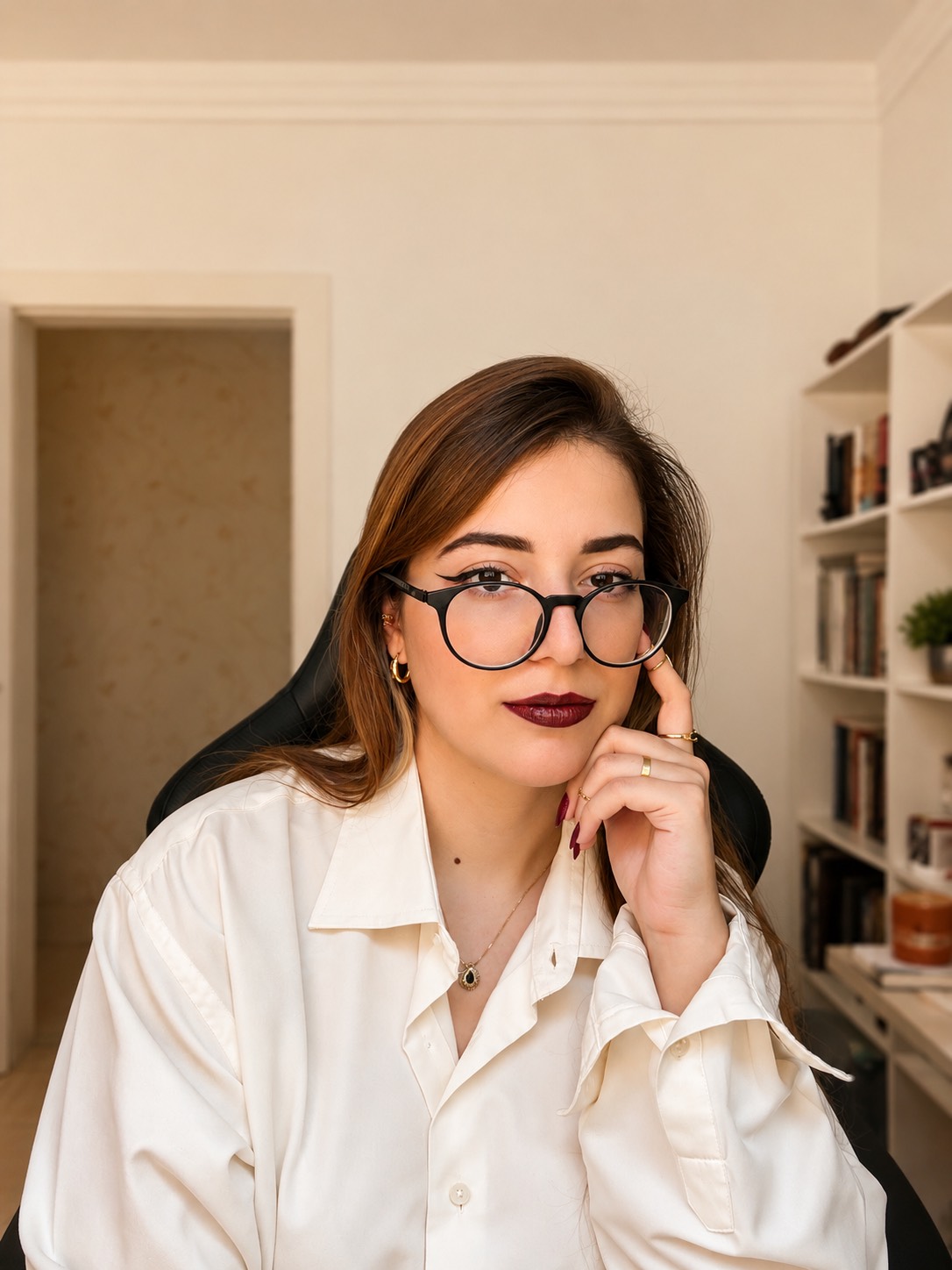 Retrato de Giovana Lopes, psicóloga clínica